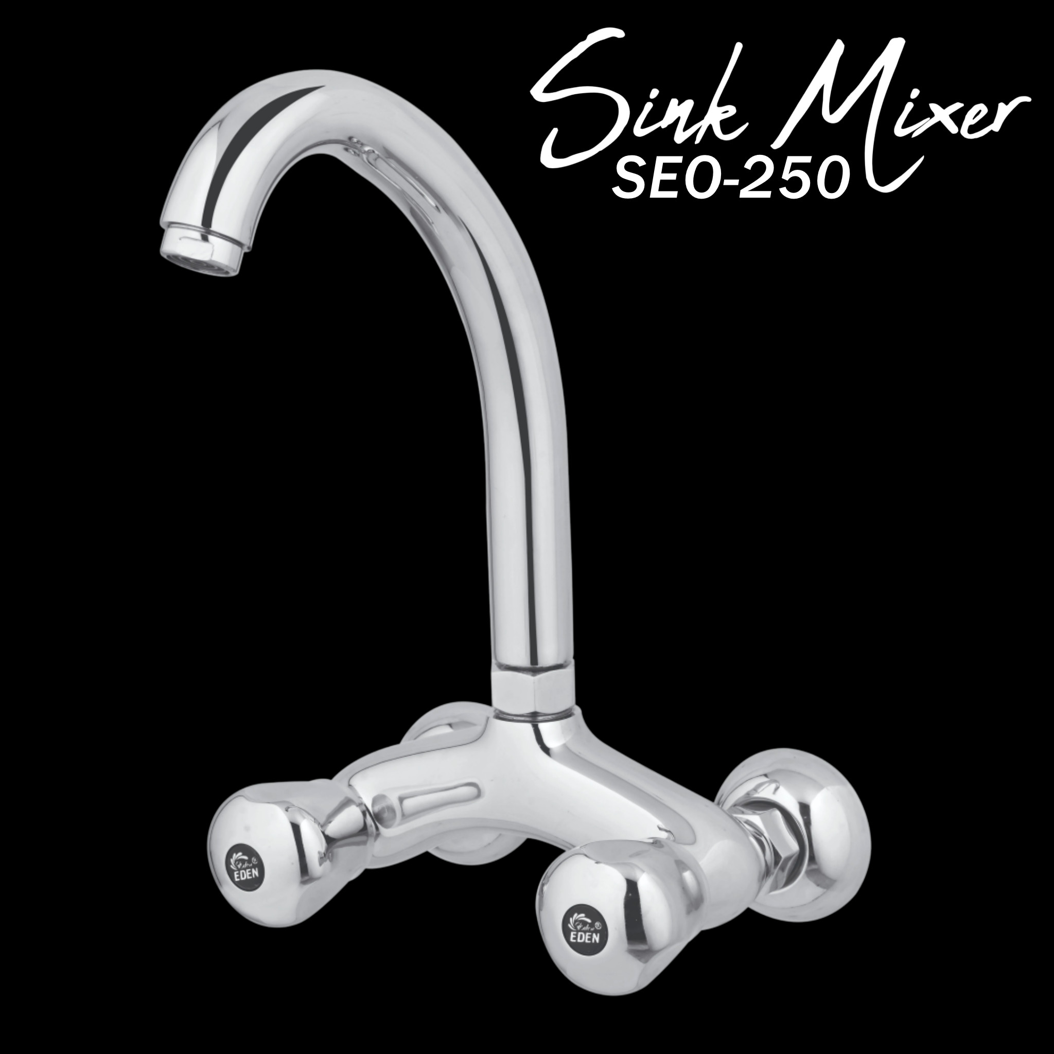 4G5G (2) EDEN SINK MIXER WITH HIGH QUALITY CHROME ECONOMICAL & RELAIBLE BASIN - Image 1