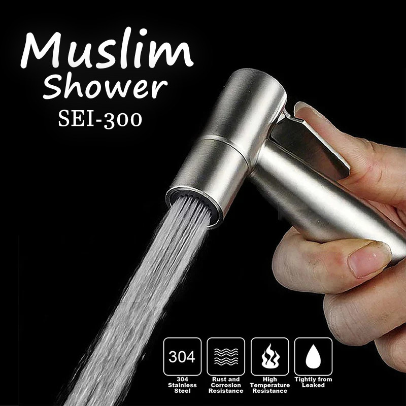 3_1d27fba3-7804-4959-916d-b2abfae2e0a6 Muslim Shower Bidet Spray With Backside Handle – Best Bathroom Faucet forDaily Cleaning - Image 1