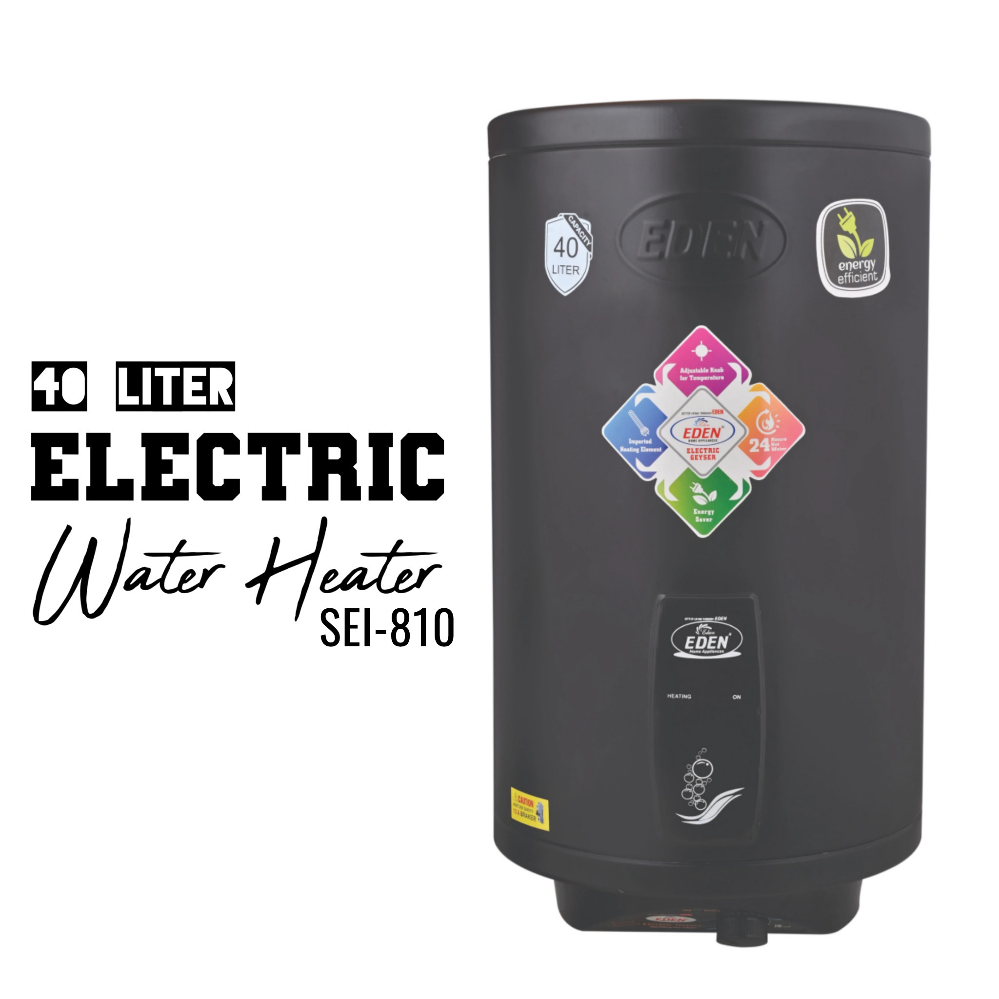 gerge-1 EXCELLENCE SERIES ELECTRIC DIGITAL GUAGE 40 LITTERS 10 GALLONS WITH SAFETY VALVE BEST WATER HEATINING EXPERIENCE - Image 1